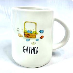 Rae Dunn Artisan Collection by Magenta GATHER Coffee Mug Cup Easter